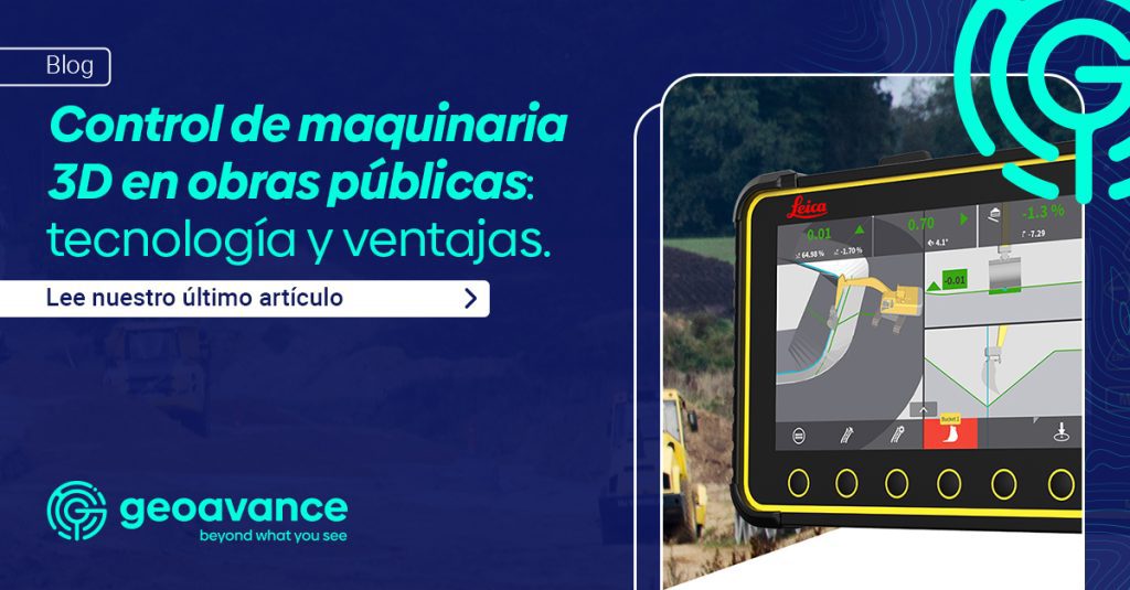Control de maquinaria 3D en obras públicas